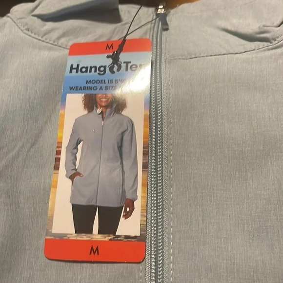 Hang Ten Ladies' Hybrid Jacket Medium Lightweight Blue Water resistant NWT - Picture 6 of 8